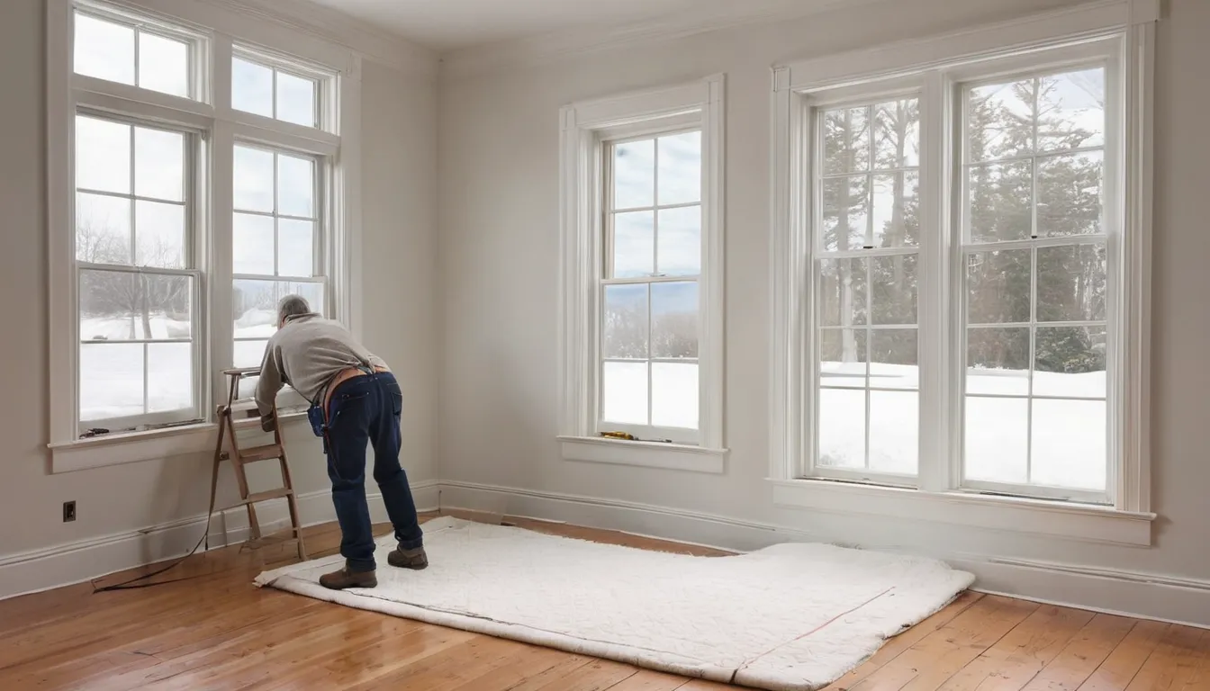 Friendly provider fitting a new window in an older home in Haverhill